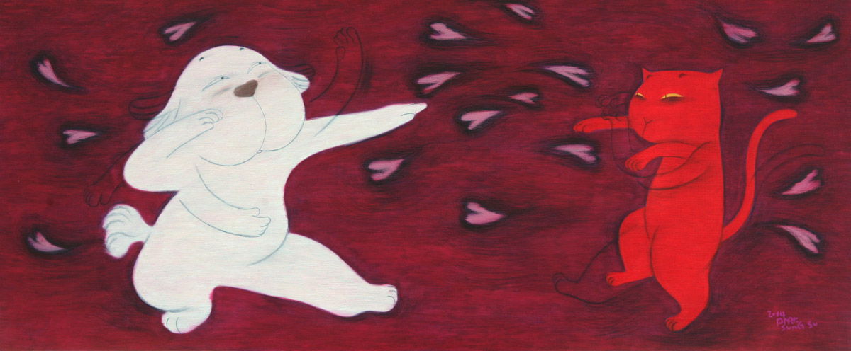 love dance.30-60.oil on canvas 2014.JPG