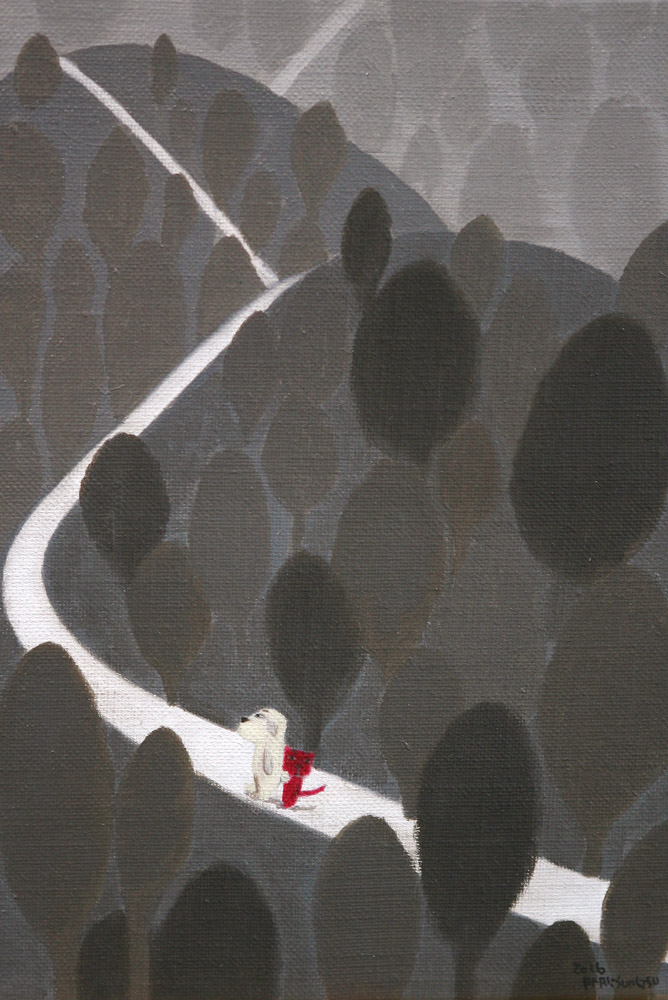 집으로 가는 길. 25.5x17.2cm oil on canvas 2016 .JPG